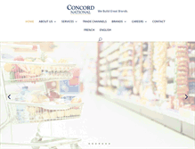 Tablet Screenshot of concordnational.com